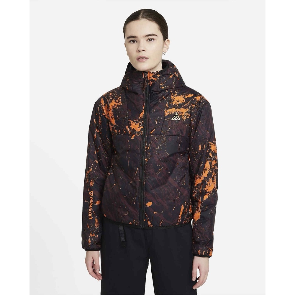 Nike ACG "Rope de Dope" Womens Size M Deep Burgundy‎ Orange Insulated Jacket